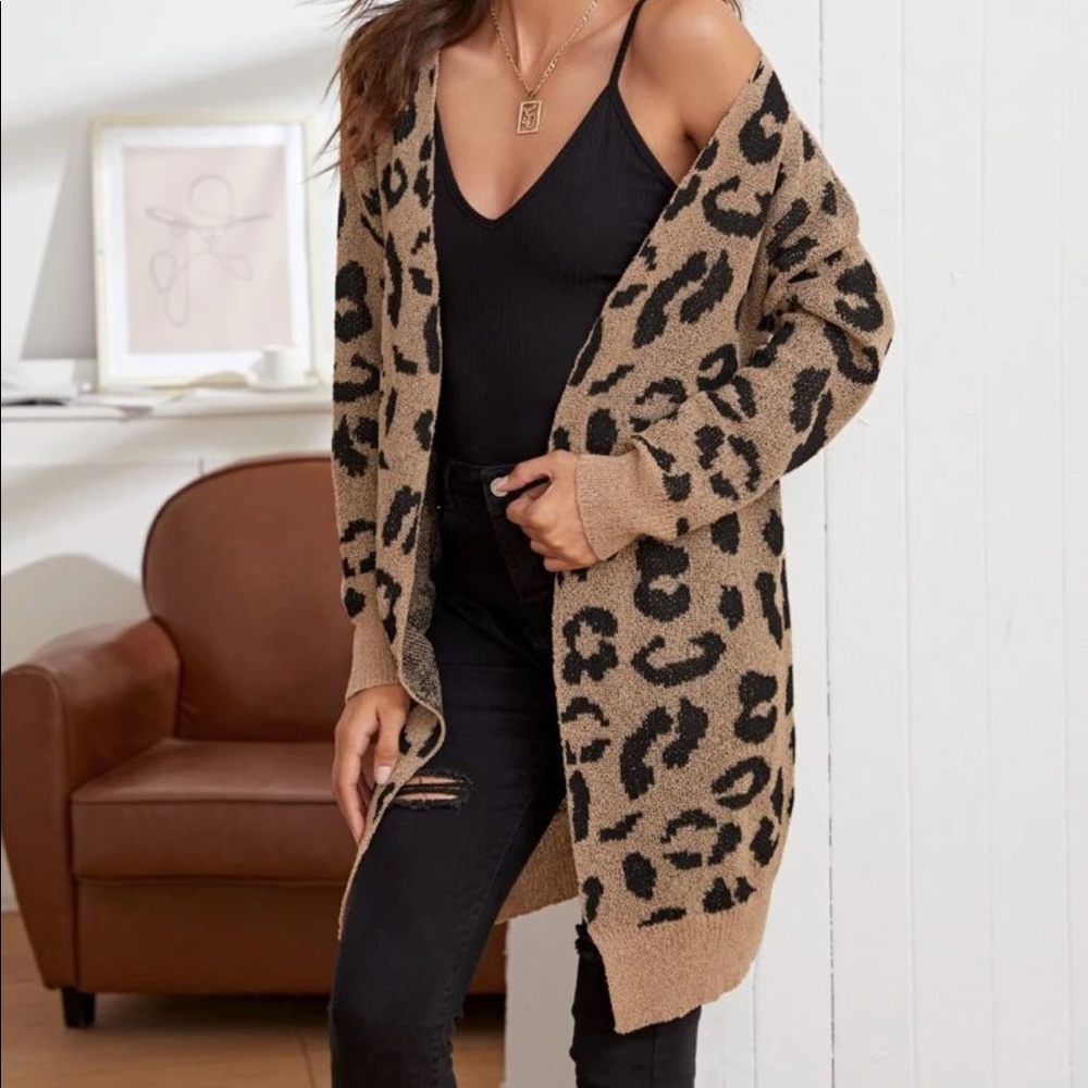 NEW Leopard print sweater
